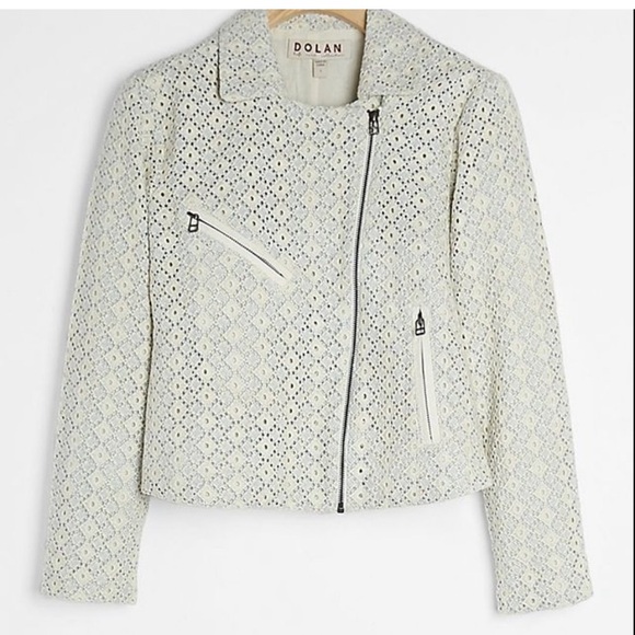Anthropologie Jackets & Blazers - Anthro Dolan Rossi Eyelet Moto Jacket